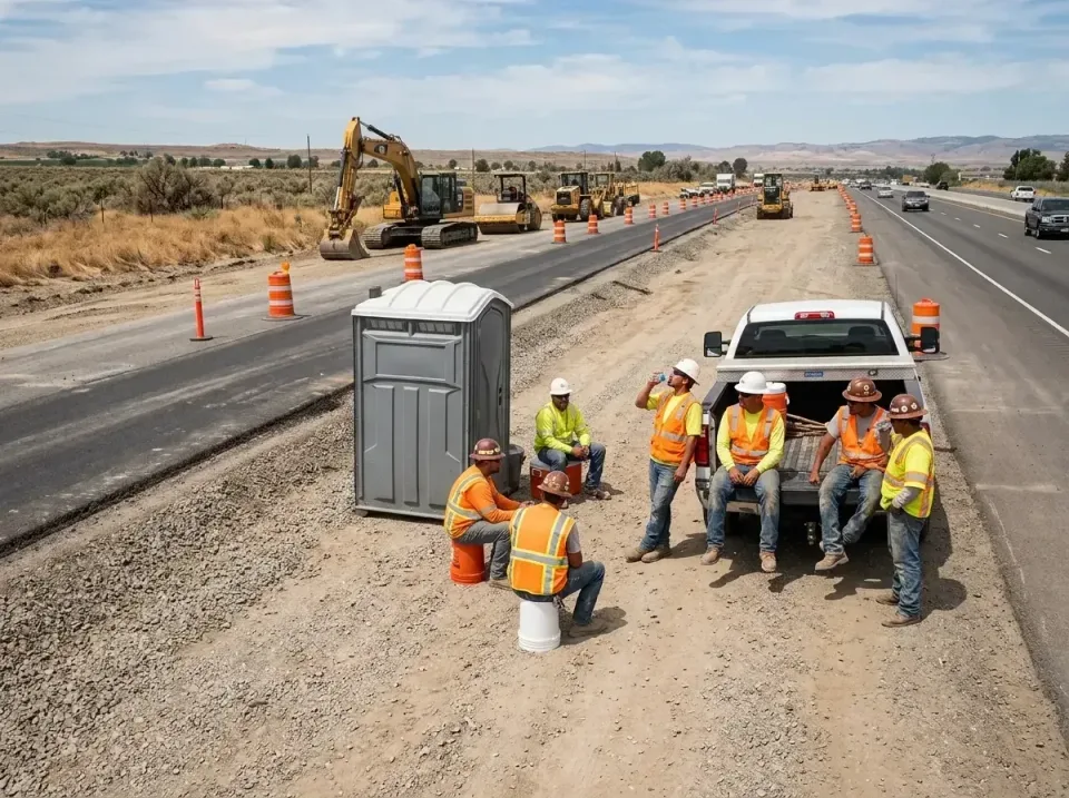 highway-road-construction-crew-007 — frequently asked questions, Porta Potty and Restroom Rentals in Chester, WV